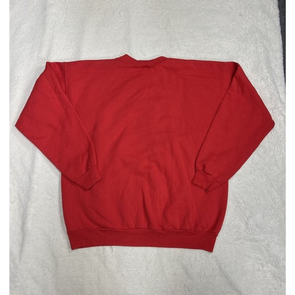 Vtg Y2K Ohio State Buckeyes 2004 Tostitos Fiesta Bowl Red Sweatshirt Size Large - Picture 10 of 10